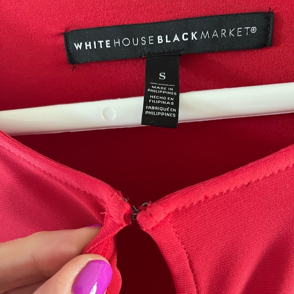 WHBM Sexy Red Blouse - Picture 4 of 6